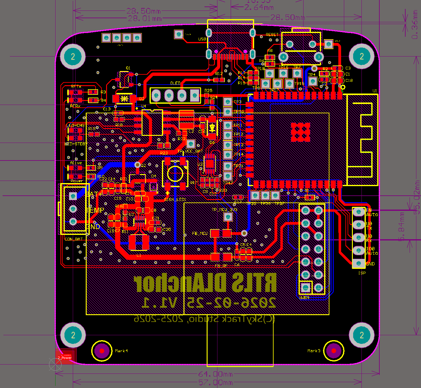 Anchor PCB 2D Layout